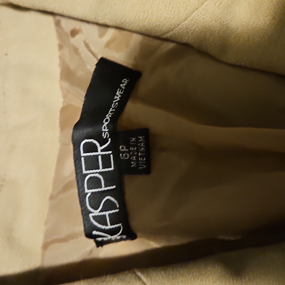 Beige Women's Blazer - Picture 4 of 6